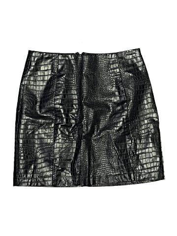 Alya Faux Leather Skirt (view 1)