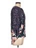 Daniel Rainn 100% Rayon Floral Blue 3/4 Sleeve Blouse Size L - photo 4