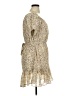 Wishlist 100% Polyester Floral Tan Cocktail Dress Size L - photo 4