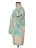 Ruby Rd. Teal Short Sleeve Blouse Size M - photo 5