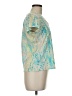 Ruby Rd. Teal Short Sleeve Blouse Size M - photo 4