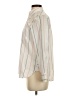 J.Crew 100% Cotton Stripes Ivory Long Sleeve Blouse Size 2 - photo 5