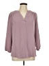Fortune + Ivy 100% Polyester Purple Cardigan Size L - photo 1