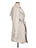 Orsay 100% Polyester Gray Ivory Trenchcoat Size EU 44 / US 14 - photo 4