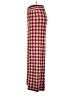 Happily Grey 100% Polyester Plaid Red Casual Pants Size M - photo 5