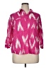 Chico's Pink 3/4 Sleeve Button-Down Shirt Size XL (3) - photo 1
