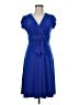 Evan Picone Blue Cocktail Dress Size 8 Petite - photo 1