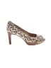 Stuart Weitzman Animal Print Brown Heels Size 4 1/2 - photo 1