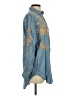Zara Blue Long Sleeve Blouse Size XS - photo 4