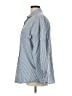Old Navy 100% Cotton Stripes Blue Long Sleeve Button-Down Shirt Size L (tall) - photo 5