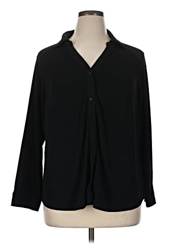 Adrianna Papell Long Sleeve Blouse (view 1)