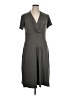 Avenue Solid Gray Casual Dress Size 14 - photo 1