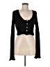 Nasty Gal Inc. Black Cardigan Size 6 - photo 1
