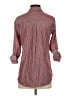 Express Outlet Stripes Burgundy 3/4 Sleeve Blouse Size S - photo 2