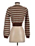 Cider Chevron-herringbone Brown Pullover Sweater Size S - photo 2
