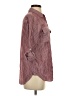 Express Outlet Stripes Burgundy 3/4 Sleeve Blouse Size S - photo 4