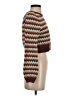 Cider Chevron-herringbone Brown Pullover Sweater Size S - photo 4