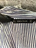 Zara Basic Stripes Blue Long Sleeve Button-Down Shirt Size L - photo 7