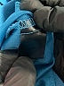 Bebop Solid Blue Casual Dress Size L - photo 8