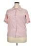 Yves St. Clair 100% Polyester Pink Short Sleeve Blouse Size 16 - photo 1