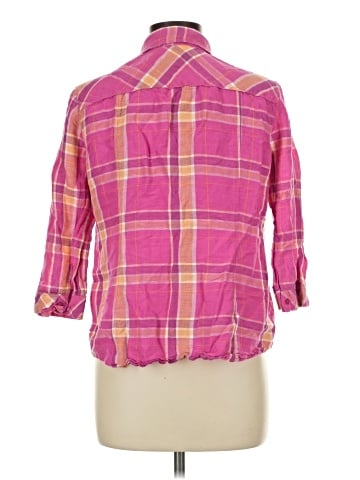 SONOMA life + style 3/4 Sleeve Button-Down Shirt (view 2)