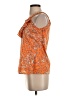 Banana Republic Factory Store Animal Print Orange Sleeveless Blouse Size S - photo 5