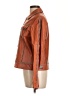 Samantha Sipos 100% Leather Orange Leather Jacket Size L - photo 5