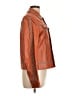 Samantha Sipos 100% Leather Orange Leather Jacket Size L - photo 4