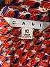 CAbi 100% Polyester Red Sleeveless Top Size 10 - photo 7