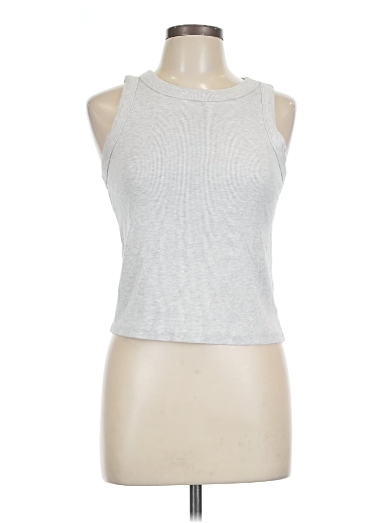 Pre-owned Old Navy Sleeveless T-shirt In Silver