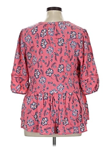 Catherines 3/4 Sleeve Blouse (view 2)