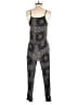 The Hanger 100% Cotton Paisley Gray Jumpsuit Size M - photo 2
