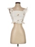 Kirious 100% Cotton Ivory Sleeveless Blouse Size XS - photo 1