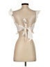 Kirious 100% Cotton Ivory Sleeveless Blouse Size XS - photo 2