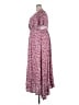 BLOOMCHIC 100% Rayon Floral Pink Burgundy Casual Dress Size 20 - photo 5