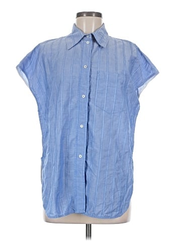Sandro Sleeveless Button-Down Shirt (view 1)