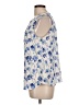 Talbots 100% Polyester Blue Sleeveless Blouse Size Lg Petite - photo 5