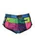 Hurley 100% Polyester Color Block Green Athletic Shorts Size S - photo 2