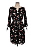 Collective Concepts 100% Polyester Floral Black Casual Dress Size L - photo 1