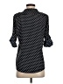 Calvin Klein 100% Polyester Polka Dots Black 3/4 Sleeve Blouse Size S (petite) - photo 2