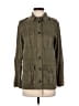 Topshop 100% Lyocell Green Tan Jacket Size 2 - photo 1