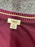 Tiny Floral Burgundy 3/4 Sleeve Top Size M - photo 7