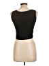 Romwe Black Sleeveless T-Shirt Size L - photo 2
