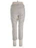 Elle Solid Gray Casual Pants Size L - photo 2