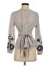 J.Crew 100% Cotton Gray Long Sleeve Blouse Size S - photo 1