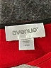 Avenue Red 3/4 Sleeve Top Size 18 Plus - photo 7