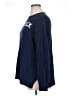 Duffield Lane 100% Cotton Blue Pullover Sweater Size XL - photo 5