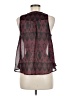 iris Burgundy Sleeveless Blouse Size M - photo 2