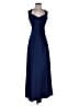 Calvin Klein 100% Polyester Blue Cocktail Dress Size 6 - photo 1