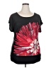 Rendezvous Black Short Sleeve Top Size L (estimated) - photo 1